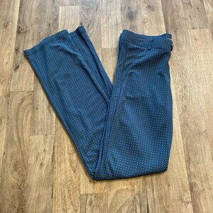 Betabrand Straight Leg Dress Yoga Pant Blue Size Small Athleisure Cozy Causal